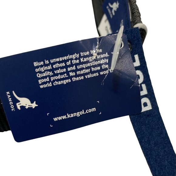 Kangol Performance Sports Visor 90s Hat Black & Gray Adjustable One Size - Picture 7 of 8